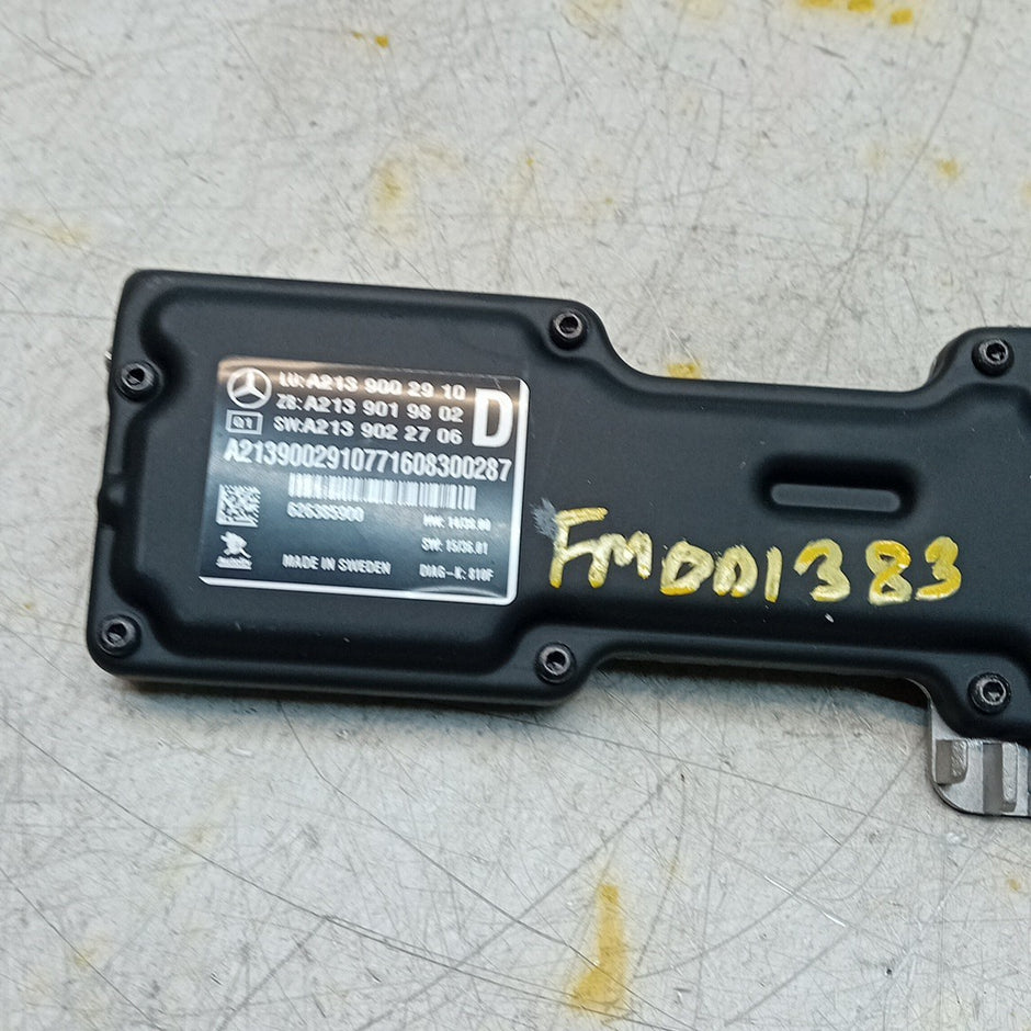 MERCEDES BENZ E-CLASS W213 FRONT WINDSHIELD CAMERA A2139002910 2016 FM001383