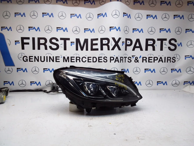 2016 MERCEDES C CLASS W205 COMPLETE HEADLIGHT LED  DRIVER OS A2059069601 FMH91