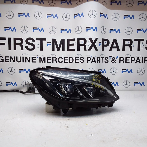 2016 MERCEDES C CLASS W205 COMPLETE HEADLIGHT LED  DRIVER OS A2059069601 FMH91