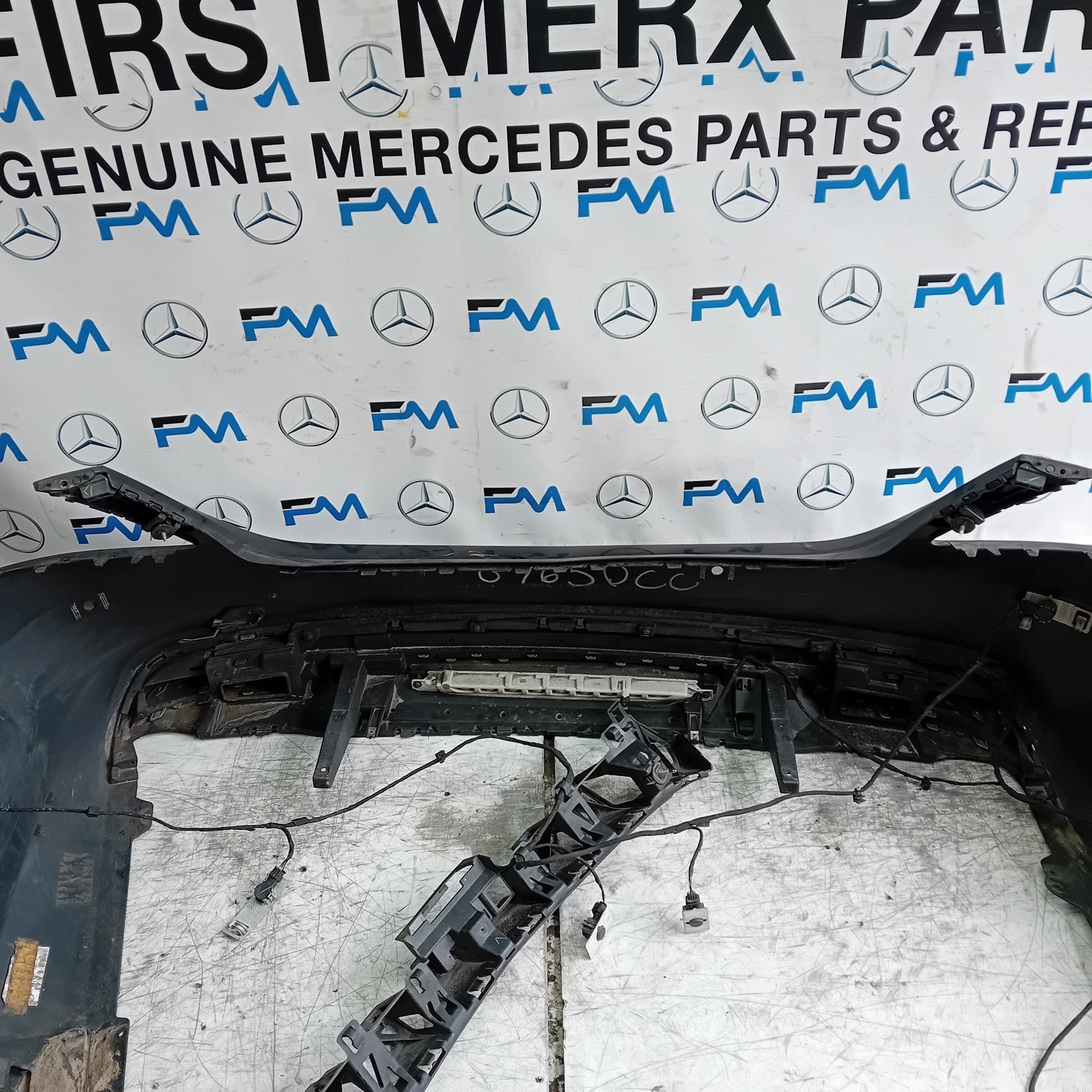 MERCEDES BENZ  S-CLASS W222 REAR BUMPER 2018 A2228851525 BLACK FMX27