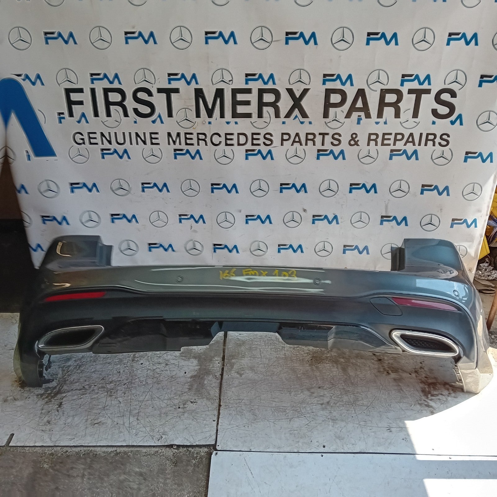 MERCEDES E-CLASS W213 ESTATE REAR BUMPER 2016 A2138852225 GREY COMPLETE FMX103