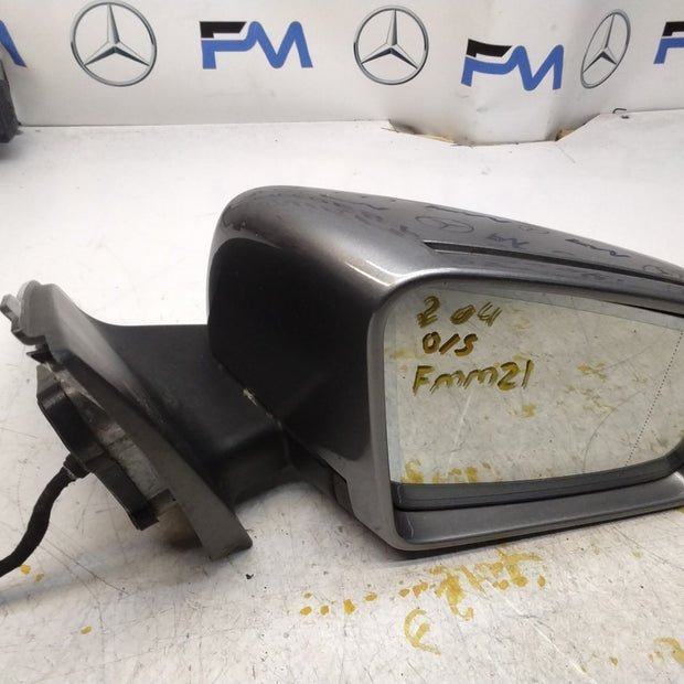 MERCEDES C-CLASS  W204 DRIVER SIDE WING MIRROR A2048109216 GREY FMM21