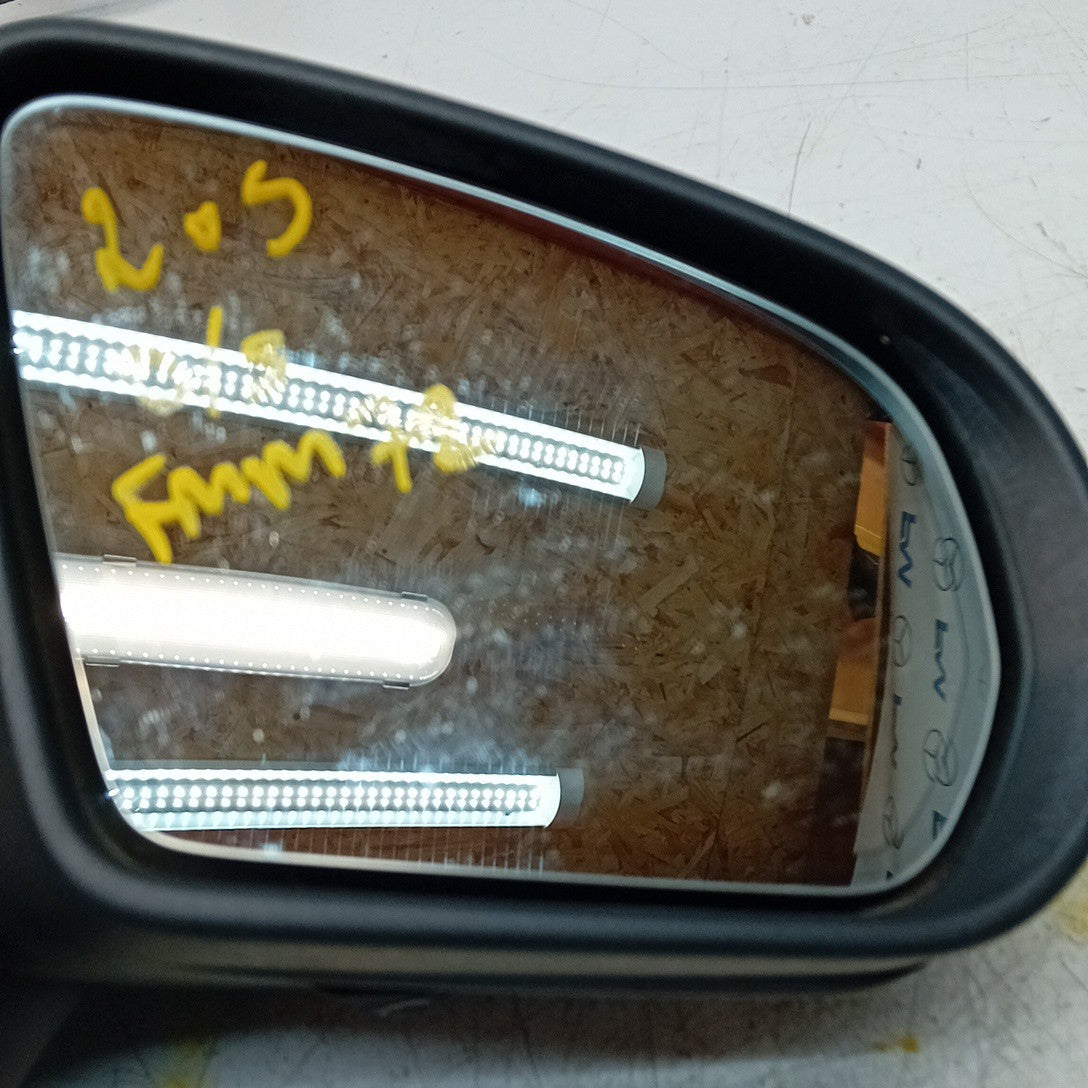 MERCEDES C-CLASS W205 DRIVER WING MIRROR OSF BLACK PL CAMERA FMM72