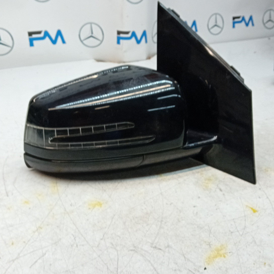 MERCEDES B-CLASS W246 DRIVER WING MIRROR IS BLACK A2468103016 FMM77