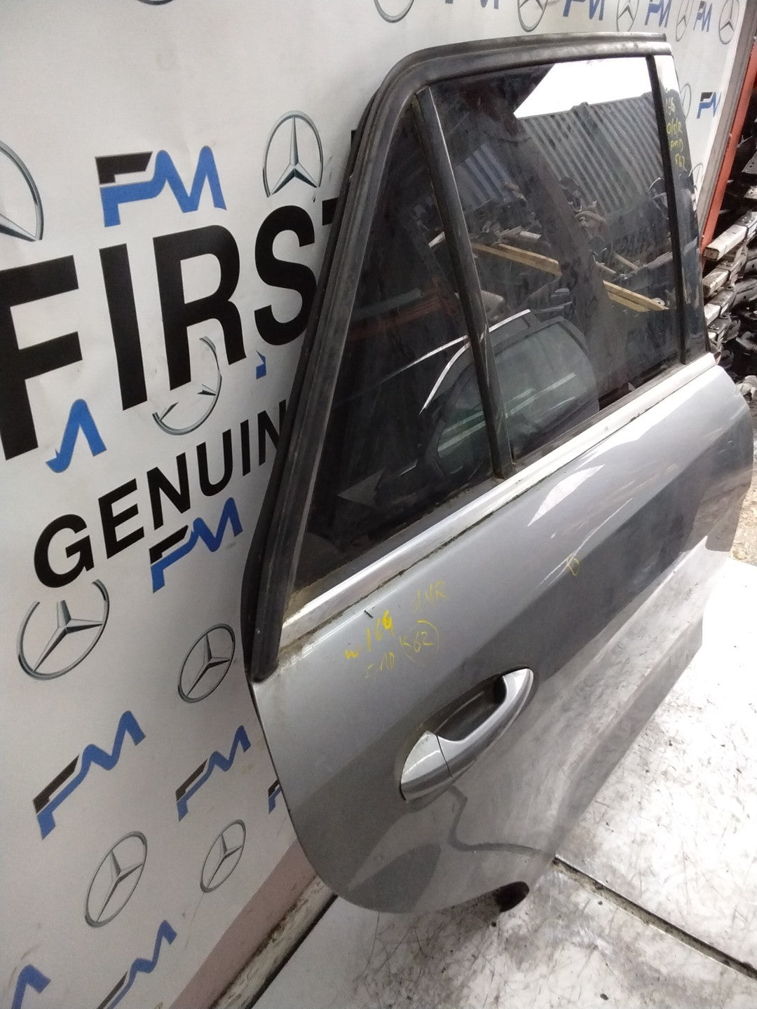 MERCEDES GLE W166  DRIVER REAR DOOR OSR GREY 2015- 2019 COMPLETE FMD562