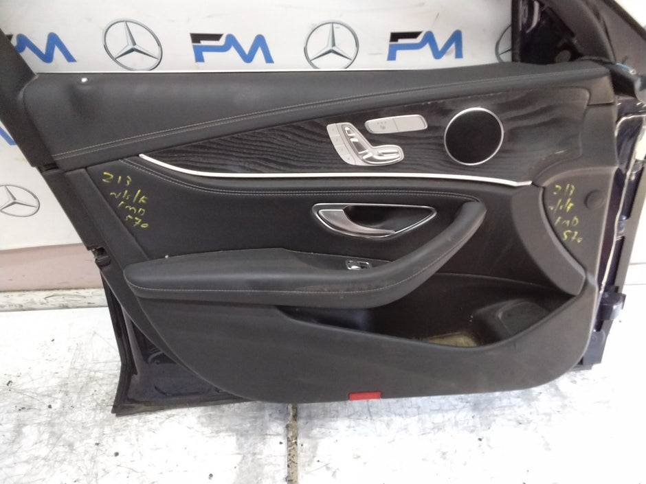 MERCEDES E-CLASS W213 SLN PASSENGER FRONTDOOR NSF BLUE 2016-2023 COMPLETE FMD570