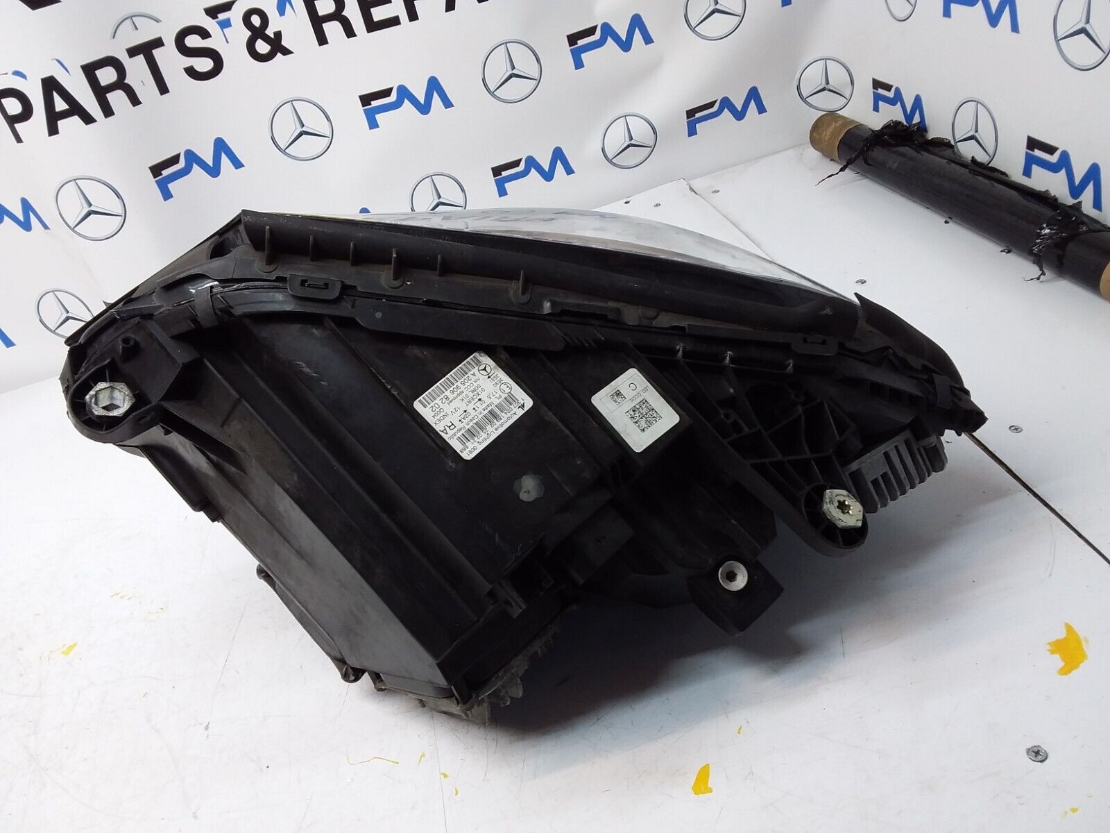 MERCEDES C CLASS W205 COMPLETE HEADLIGHT FACELIFT DRIVER OS A2059068202 FMH103
