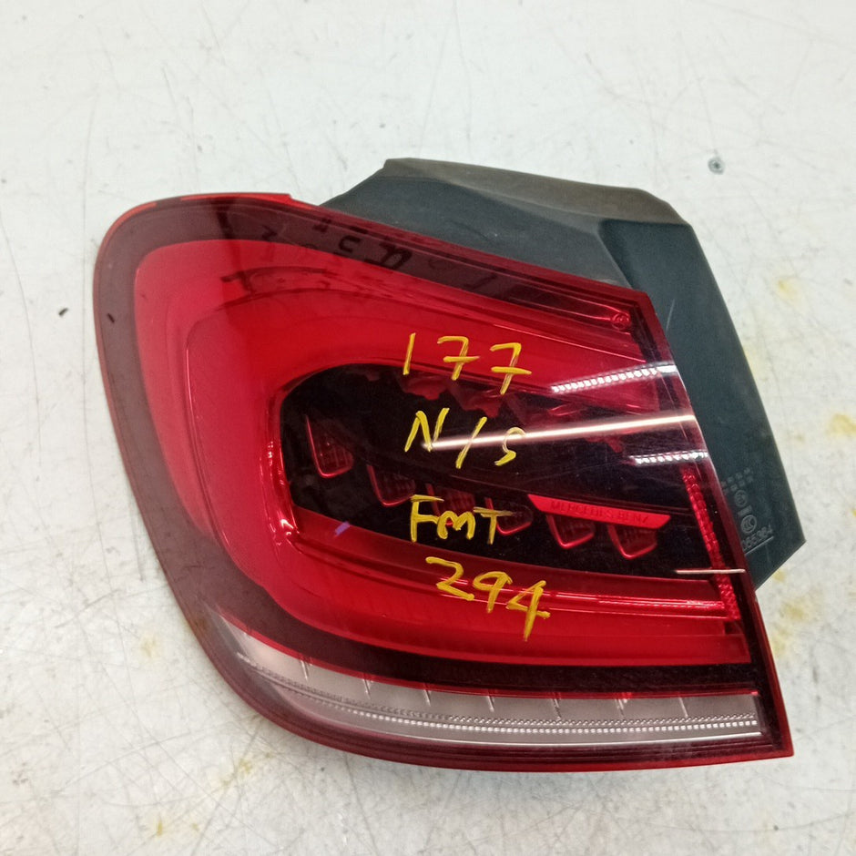 MERCEDES A-CLA W177 PASSENGER LEFT REAR TAIL LIGHT A1779064500 2018 FMT294