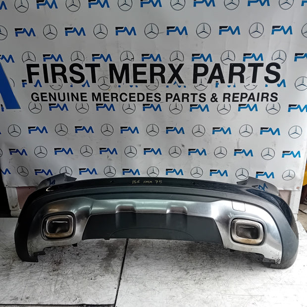 MERCEDES BENZ GLA X156 REAR BUMPER BLACK 2014-19 A1568802640 FMX75