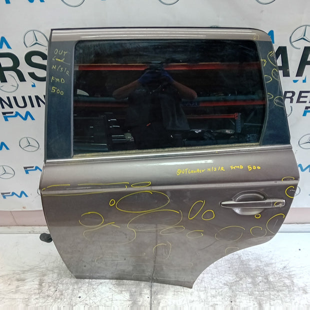 MITSUBISHI OUTLANDER MK3 PASSENGER REAR DOOR NSR 2013 BROWN FMD500
