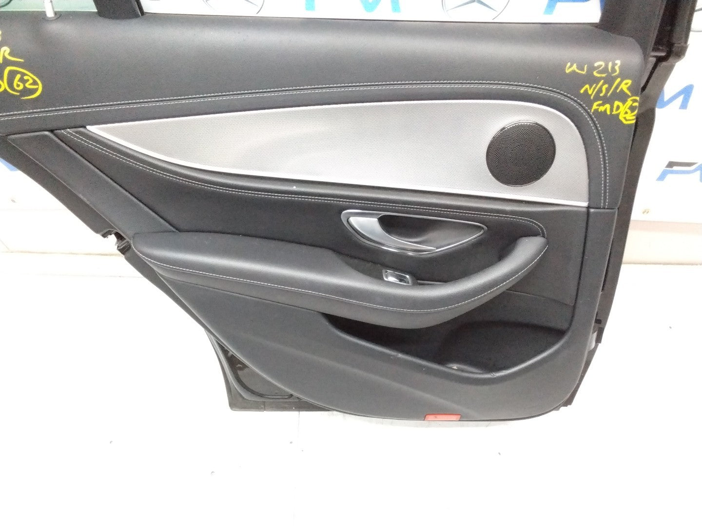 MERCEDES BENZ  E-CLASS W213 PASSENGER SIDE REAR DOOR N/S/R COMPLETE BLACK FMD62