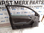 MERCEDES C-CLASS W203  PASSENGER FRONT DOOR NSF BLACK 2001-2004 COMPLETE FMD306