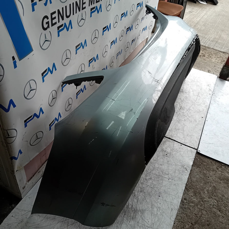 MERCEDES BENZ C-CLASS W205 SALOON REAR BUMPER 2015 SILVER A2058850138 FMX59