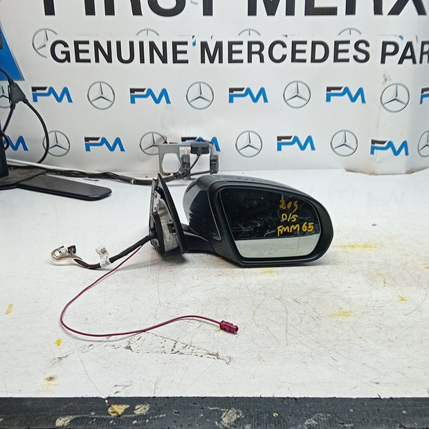 MERCEDES C-CLASS W205 DRIVER  WING MIRROR OSF GREY 2014 PL A2058104402 FMM65