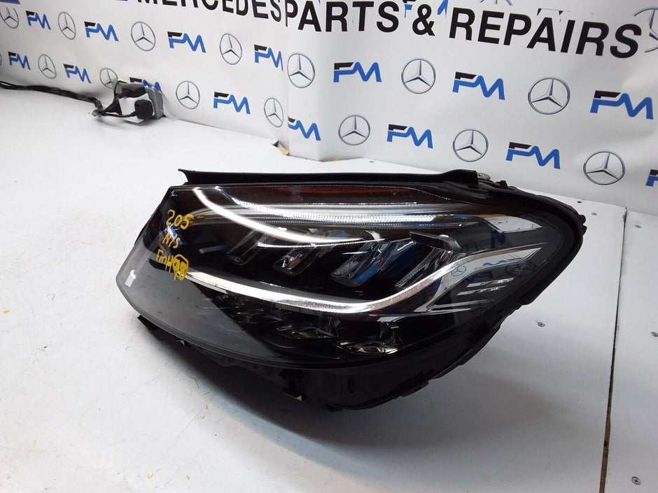 2020 MERCEDES C CLASS W205 HEADLIGHT FACELIFT LED PASSENGER NS A2059066306 FMH98