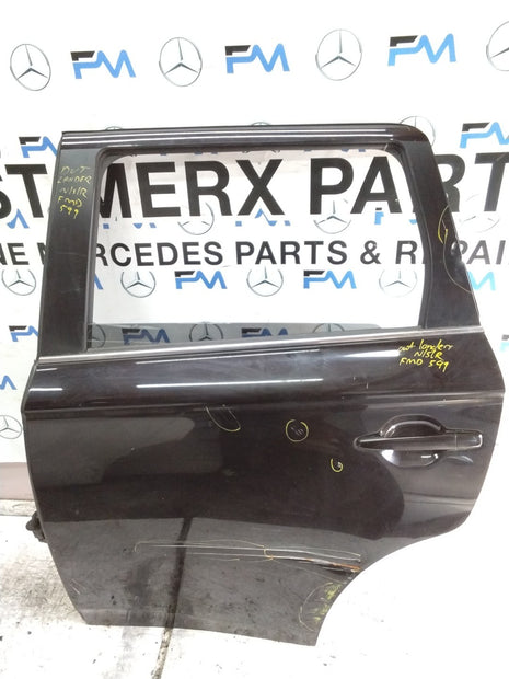 MITSUBISHI OUTLANDER PASSENGER REAR DOOR NSR BLACK   FMD599