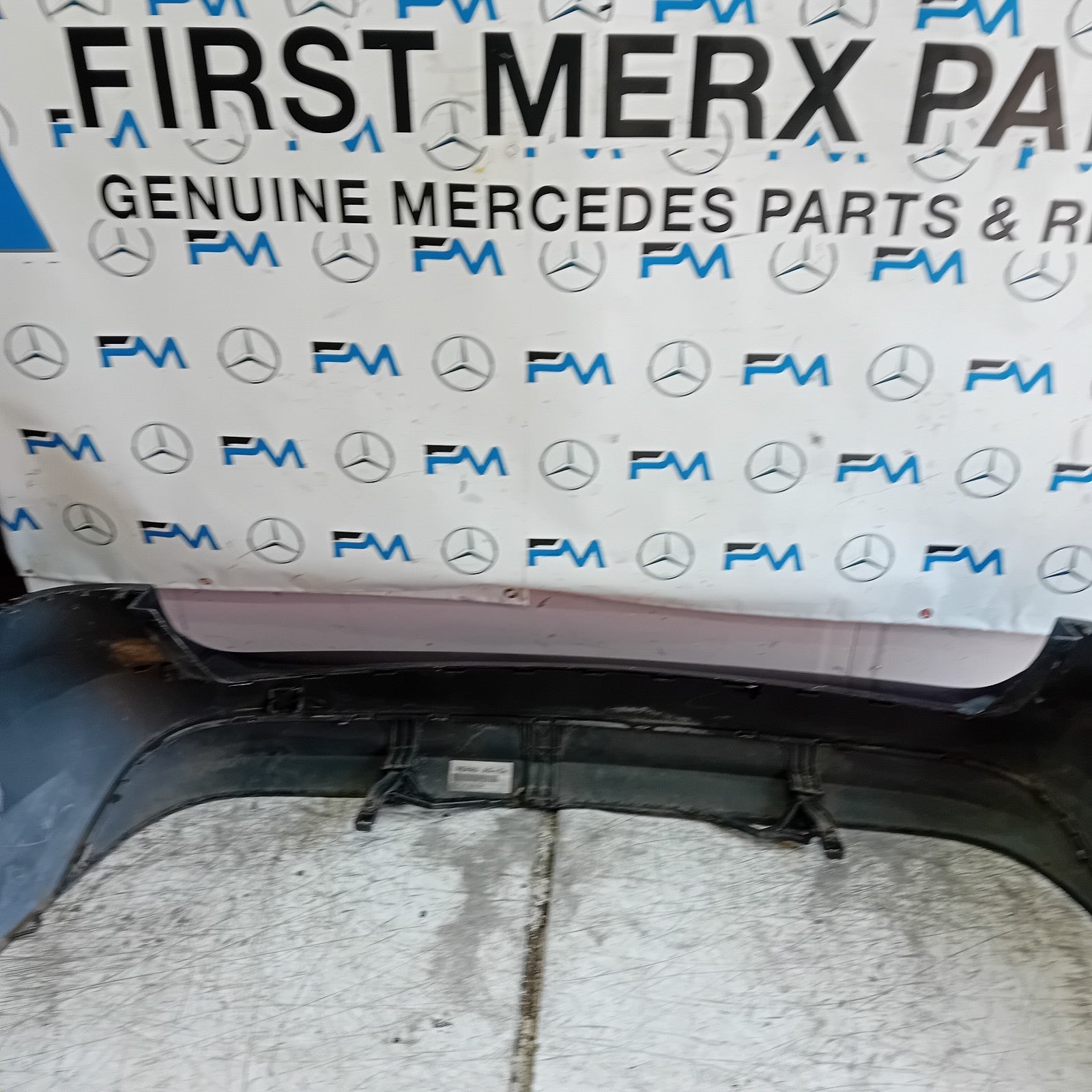 MERCEDES BENZ E-CLASS W212 REAR BUMPER BLACK 2016 ON A2128850025 FMX121