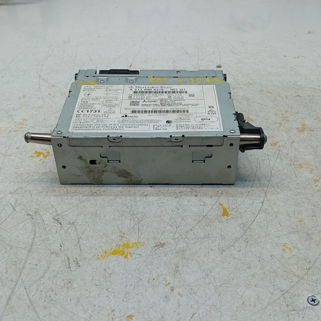 MERCEDES BENZ E CLASS  W213 SAT NAV SYSTEM HEADUNIT A2139004316 FM001278