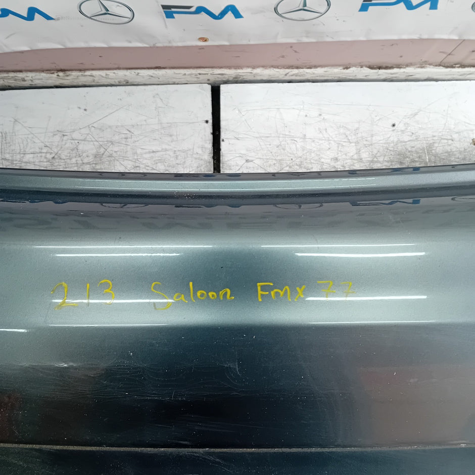 MERCEDES BENZ E-CLASS W213 SALOON REAR BUMPER GREY 2016 ON A2138850001 FMX77