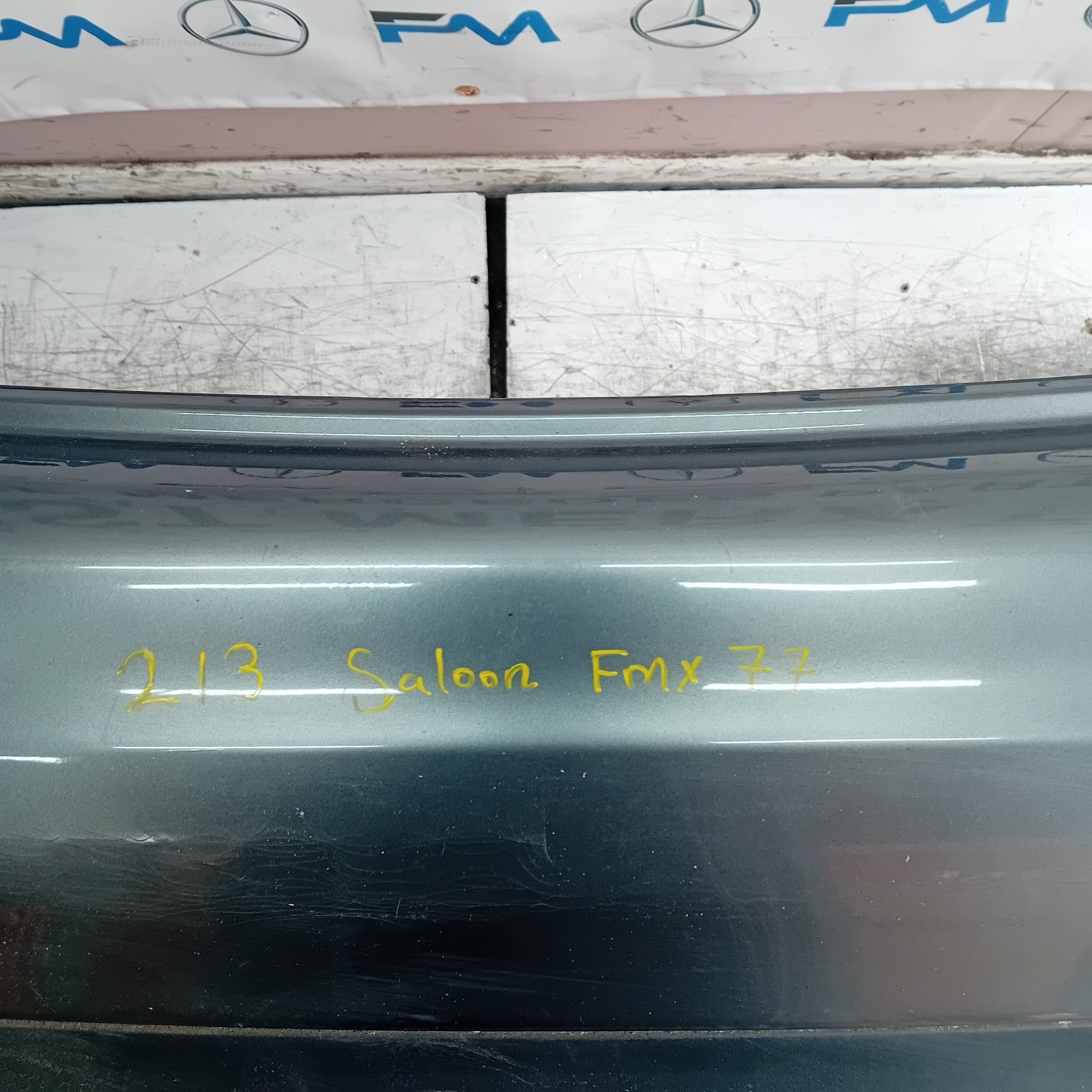 MERCEDES BENZ E-CLASS W213 SALOON REAR BUMPER GREY 2016 ON A2138850001 FMX77