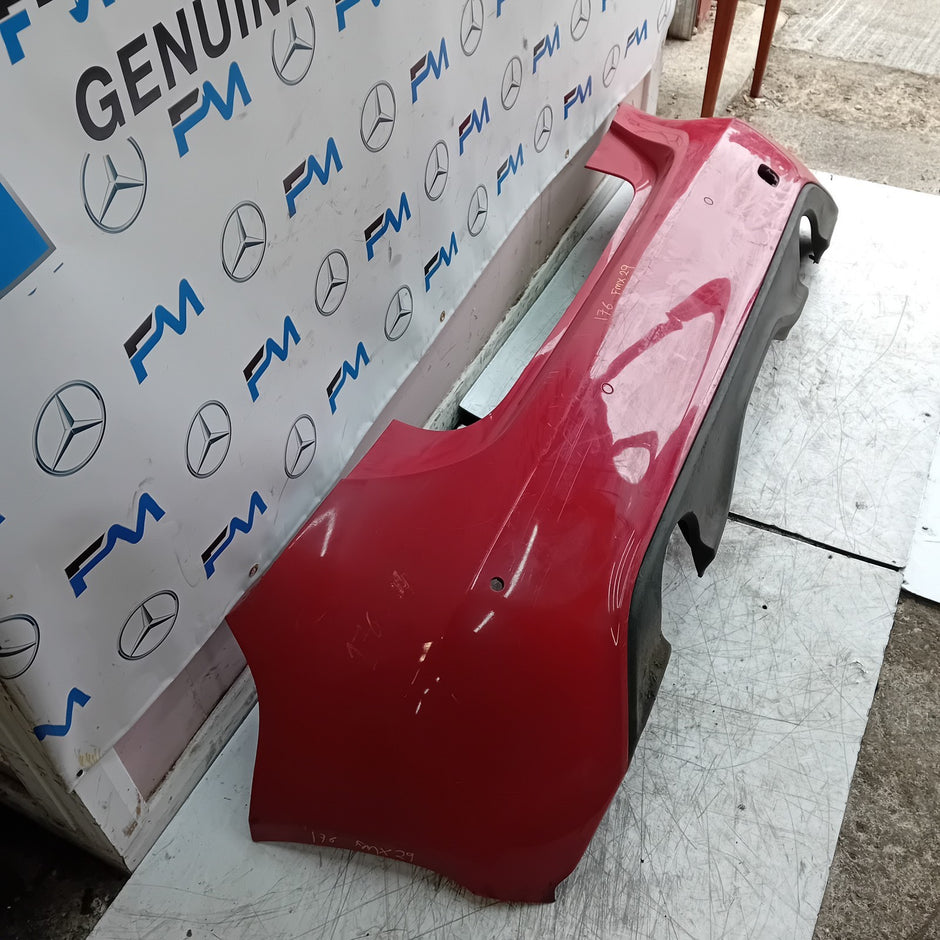 MERCEDES BENZ A-CLASS W176 REAR BUMPER 2012-18 A1768850125 RED  FMX29