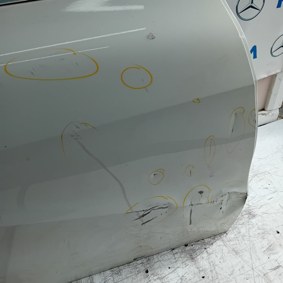 MEECEDS A-CLASS W176 DRIVER REAR DOOR OSR WHITE 2012-18 COMPLETE FMD396