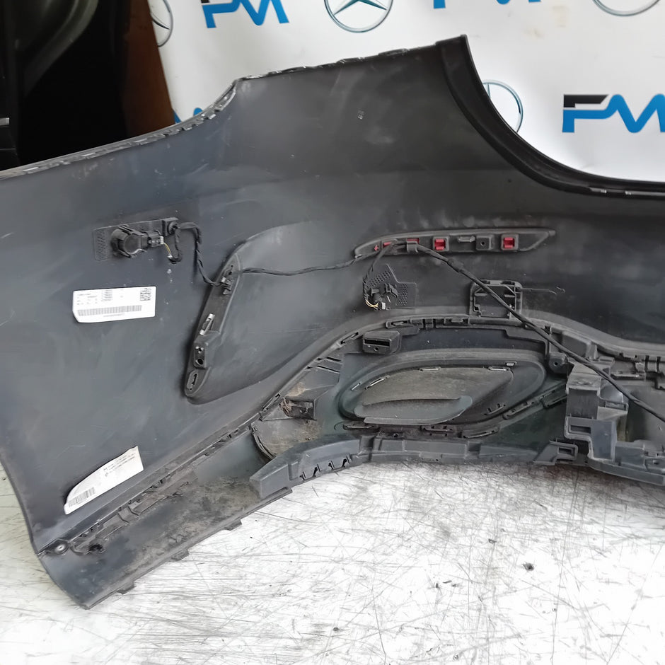 MERCEDES BENZ  A-CLASS W177 REAR BUMPER 2018 A1778800002 BLACK COMPLETE FMX23