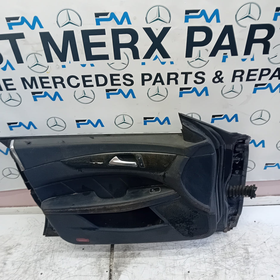 MERCEDES CLS W218 COUPE PASSENGER FRONT DOOR N/S/F BLACK 2011-17 COMPLETE FMD160