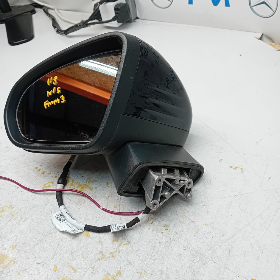 MERCEDES CLA 2019 W118 Passenger Side Wing Mirror A1188104703 BLACK  FMM3