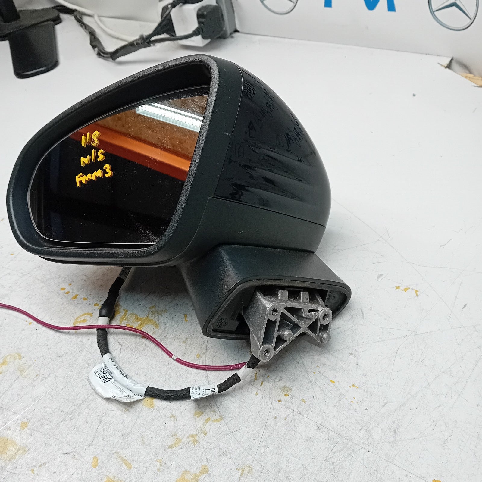 MERCEDES CLA 2019 W118 Passenger Side Wing Mirror A1188104703 BLACK  FMM3