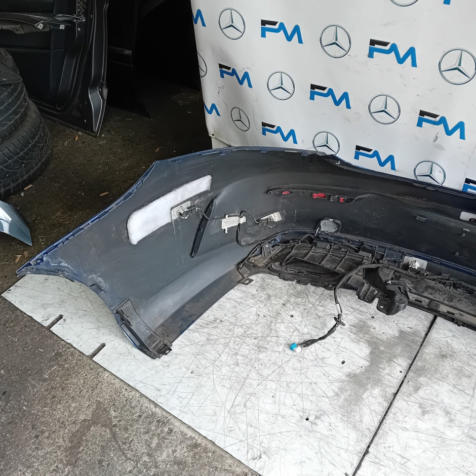 MERCEDES BENZ C-CLASS W205 COUPE REAR BUMPER 2015 BLUE FMX56