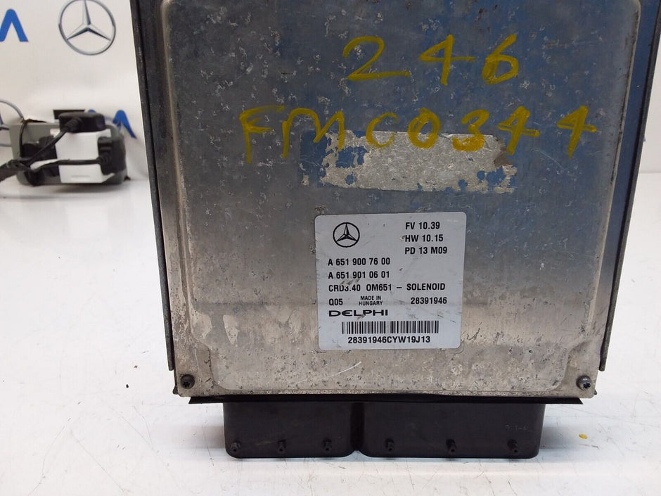 MERCEDES E-CLASS 2012 ENGINE  CONTROL MODULE A6519007600 FM00344