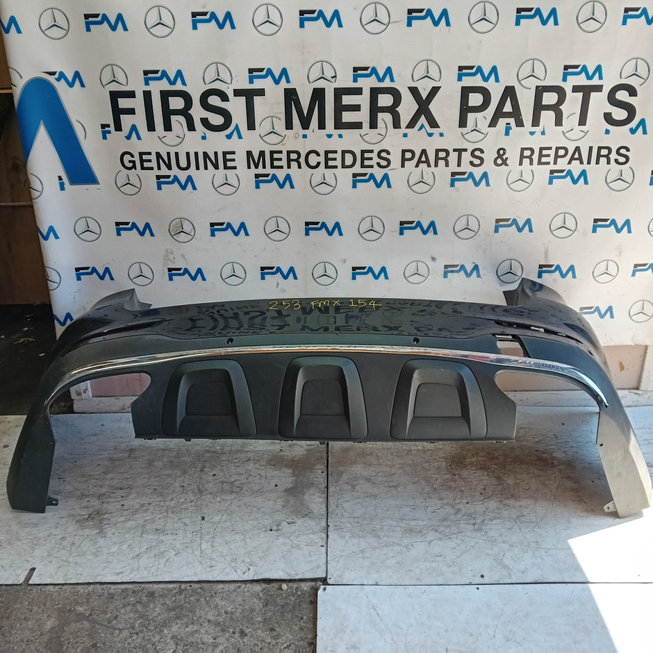 MERCEDES BENZ GLC W253 REAR BUMPER A2538850200 2016 BLACK FMX154