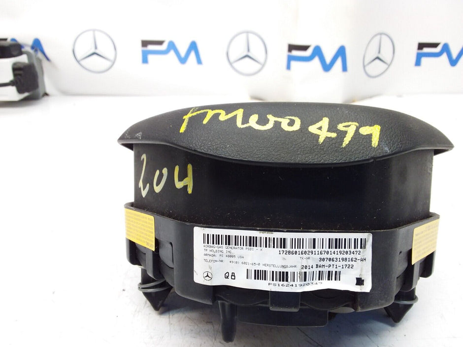 MERCEDES E-CLASS W204 STEERING WHEEL AIRBAG 307063198162-AH FM00499