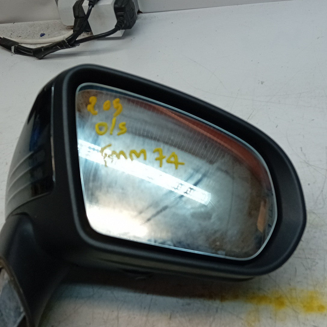 MERCEDES C-CLASS W205 DRIVER WING MIRROR OSF BLACK PL CAMERA A2058105001 FMM74