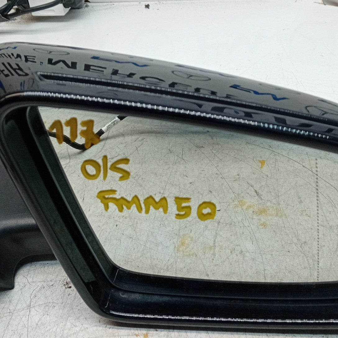MERCEDES CLA W117 DRIVER SIDE WING MIRROR BLACK A1178102019 PL 2013-19 FMM50