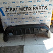 MERCEDES BENZ GLC W253 REAR BUMPER A2538850200 2016 BLACK COMPLETE FMX156