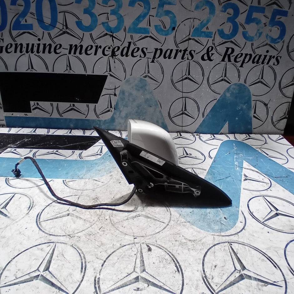 MERCEDES A CLASS W176 2013/2015 N/S PASSENGER MIRROR  WHITE W1768100116