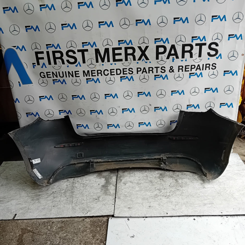 MERCEDES BENZ  A-CLASS W177 REAR BUMPER A1778800500 2018 BLACK COMPLETE FMX16