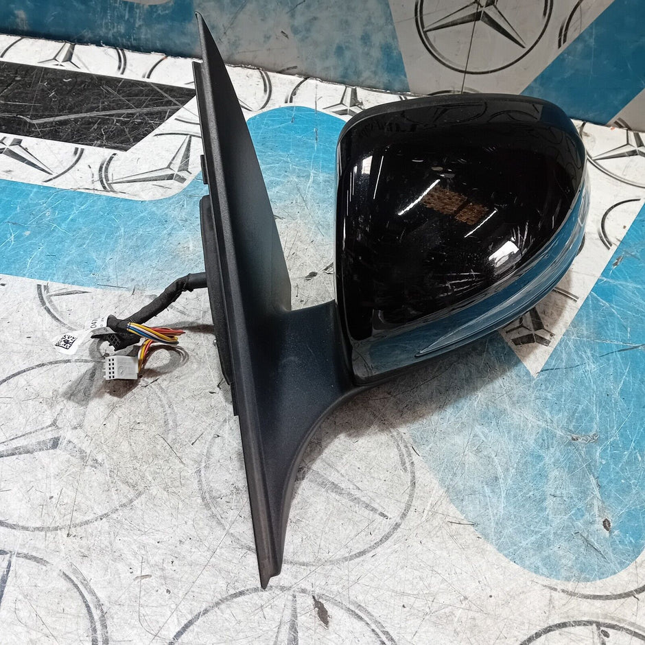 2017 MERCEDES C CLASS W205 RIGHT SIDE WING MIRROR POWER FOLD IN BLACKA2058104702
