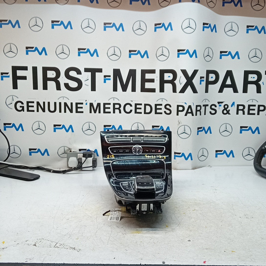  MERCEDES E-CLASS W213 CLIMATE & CENTRE CONSOLE A2138100815  COMPLETE FM001313