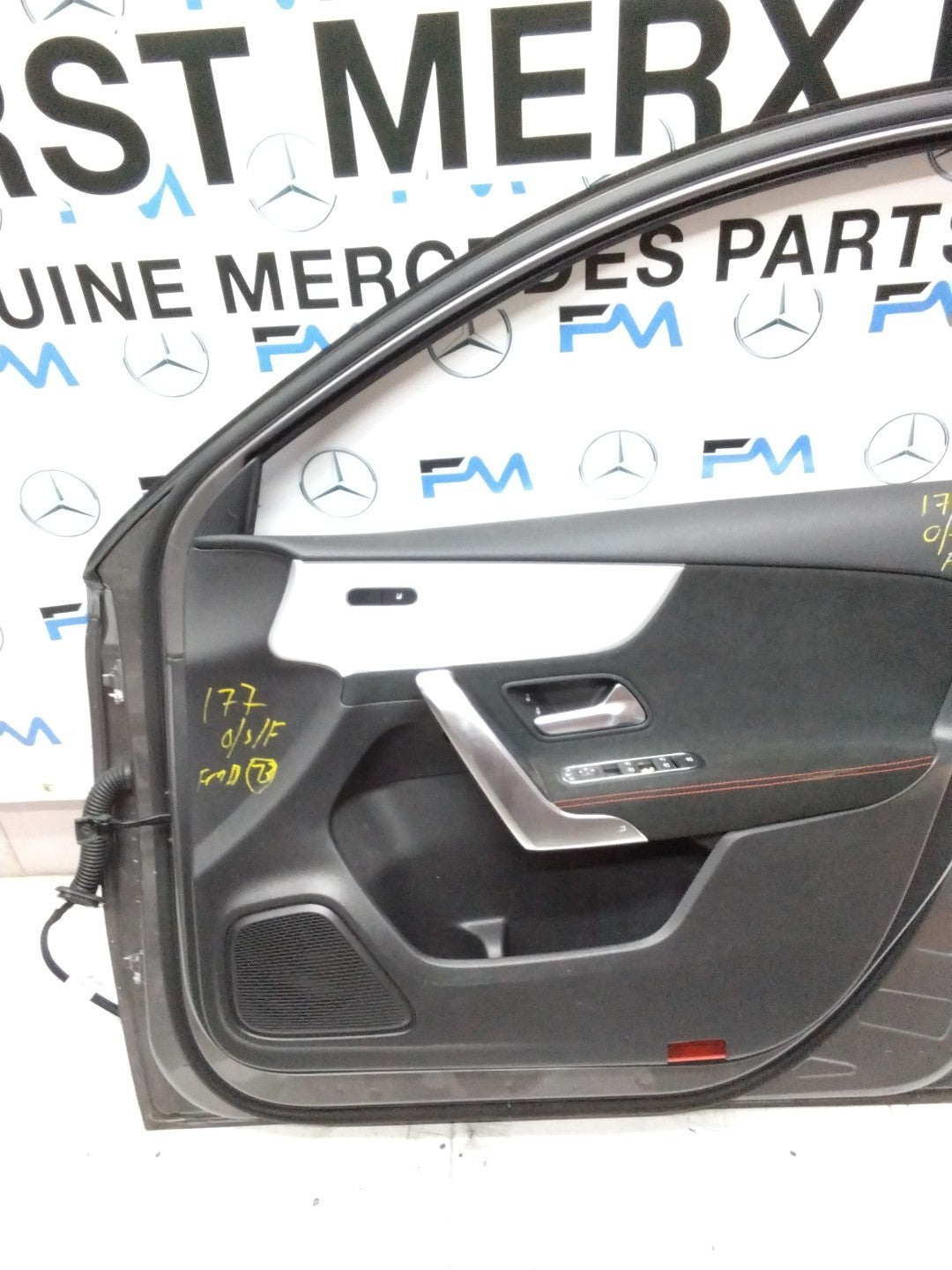 MERCEDES BENZ A-CLASS W177 DRIVER SIDE FRONT DOOR O/S/F COMPLETE GREY FMD73