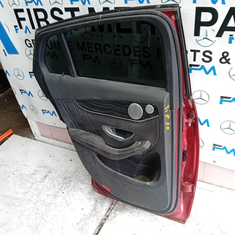 MERCEDES GLC X253 CP PASSENGER REAR DOOR NSR RED 2016 ON COMPLETE FMD378