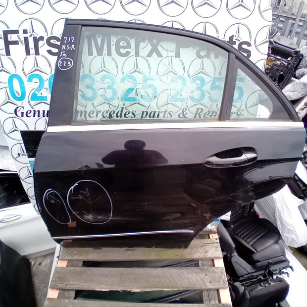 MERCEDES BENZ E-CLASS  W212  PASSENGER SIDE REAR DOOR ( NEAR SIDE REAR )