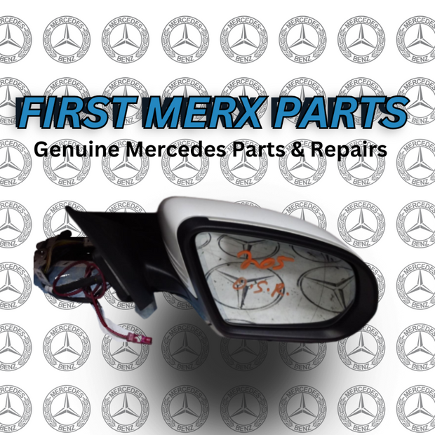 MERCEDES C CLASS S205 2017 MIRROR POWER FOLD DRIVER SIDE RIGHT A205810440 WHITE