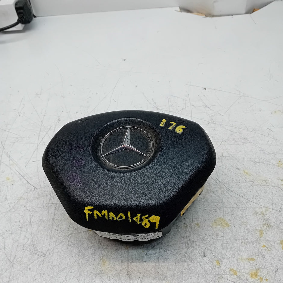 MERCEDES BENZ A-CLASS W176 STEERING WHEEL AIRBAG DRIVER OS RIGHT Q3 FM001489