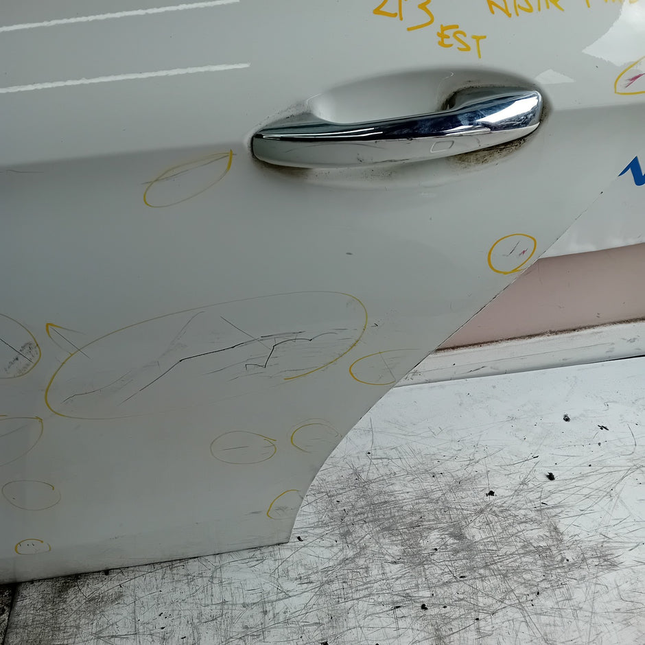 MEECEDS E-CLASS S213 EST PASSENGER REAR DOOR NSR WHITE 2016 ON  FMD394
