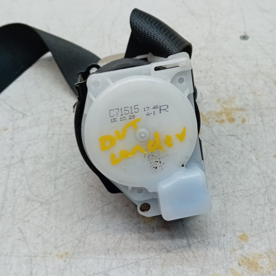 MITSUBISHI OUTLANDER MK3 SEAT BELT REAR DRIVER OSR TK AB2 EN314 BLACK FM001240