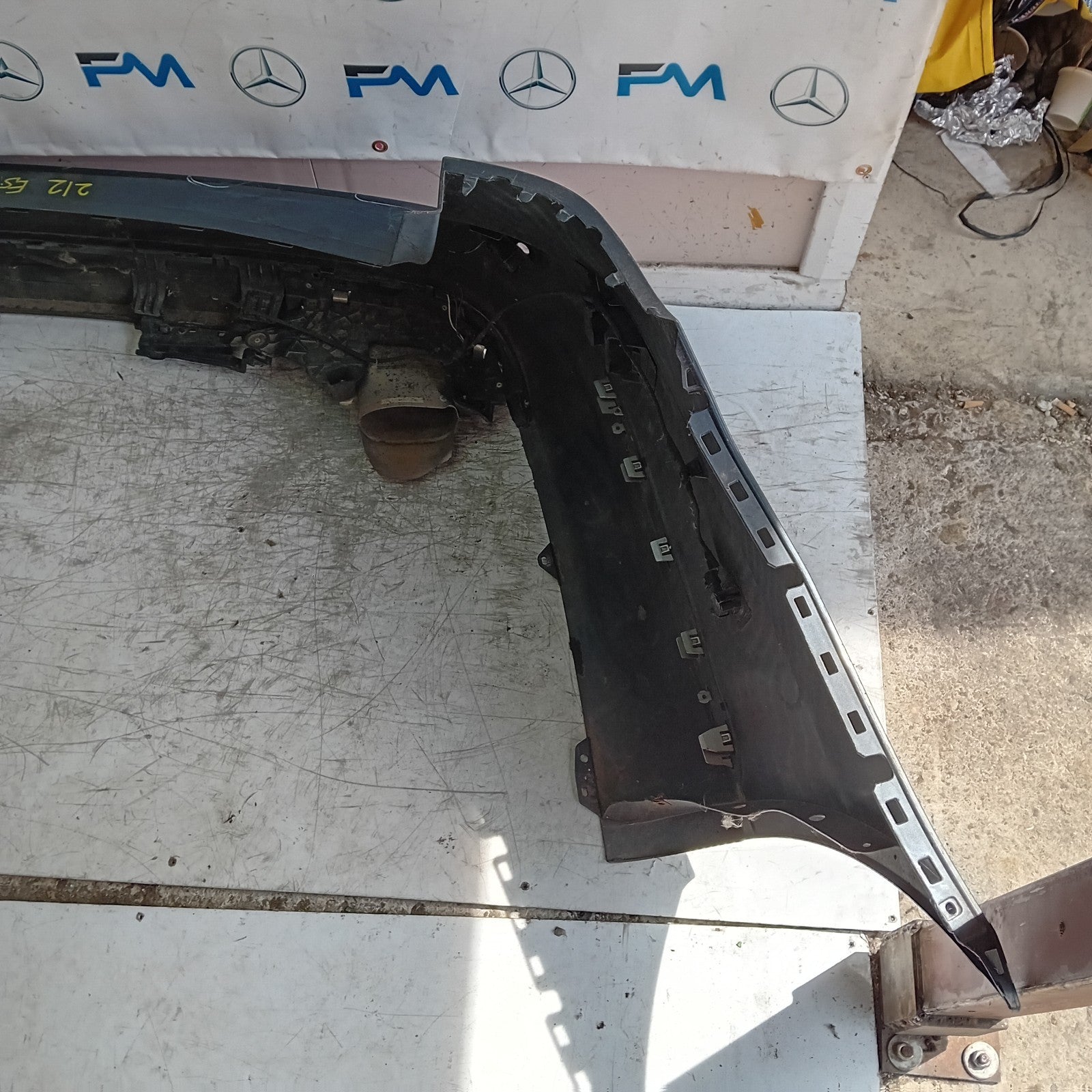 MERCEDES BENZ E-CLASS W212 REAR BUMPER GREY 2014 A2128854465 FMX127