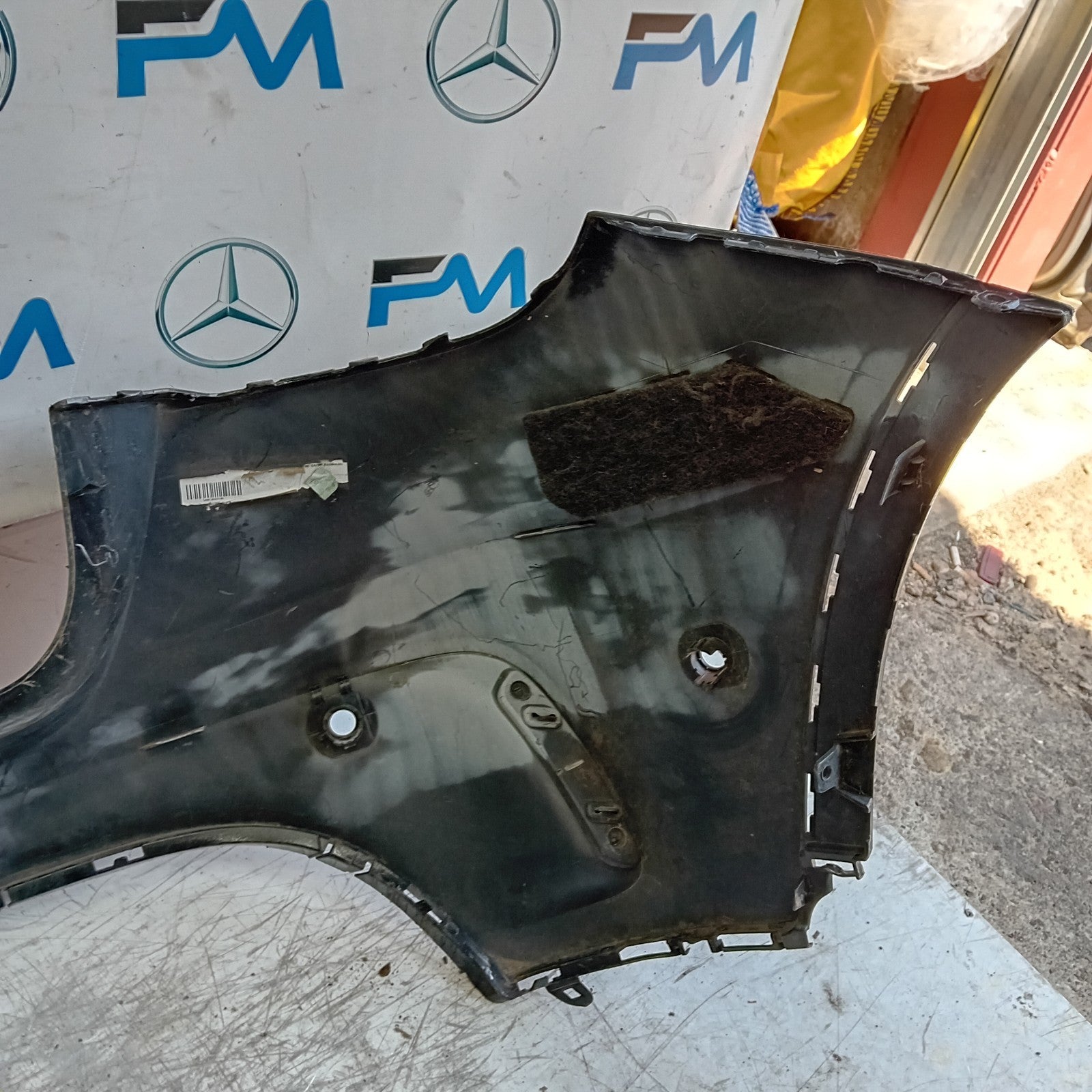 MERCEDES BENZ GLA X156 AMG REAR BUMPER BLACK 2014-19 A1568852425 FMX118